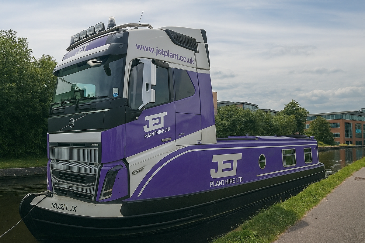 Hybrid Truck Narrowboat