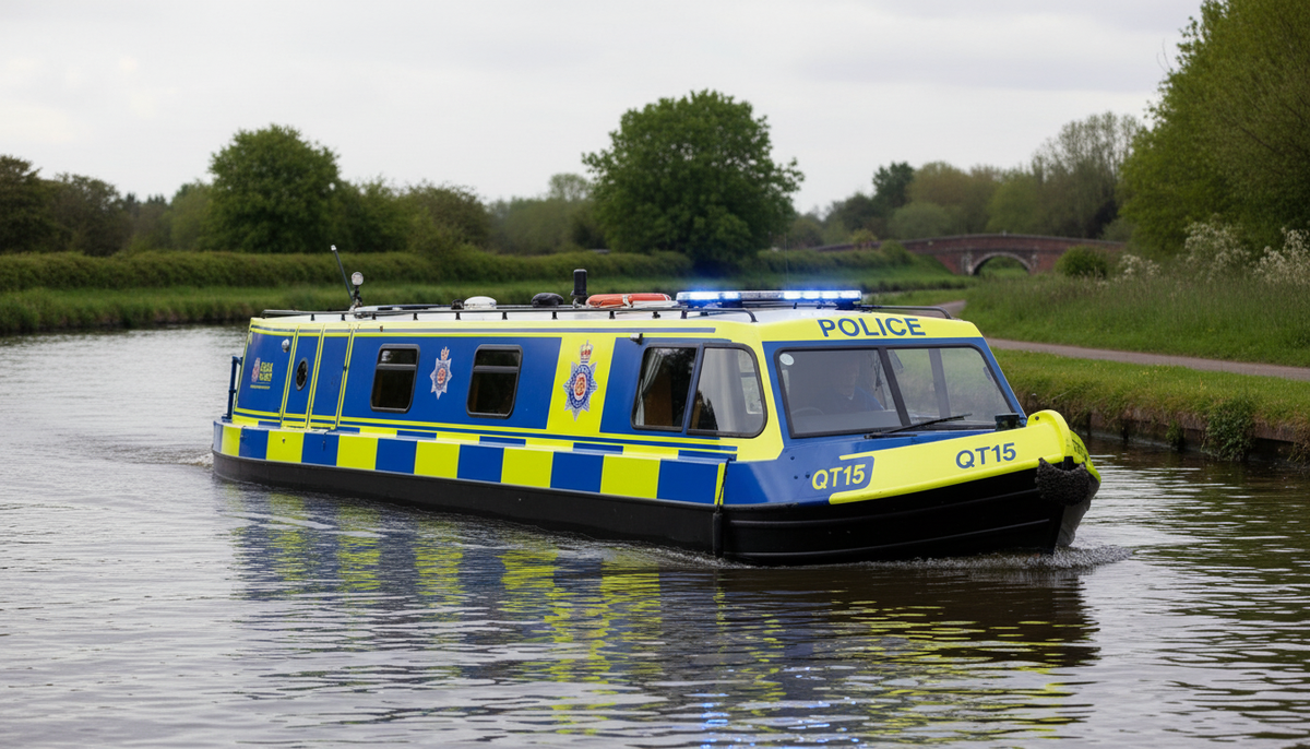 British Police Narrowboat